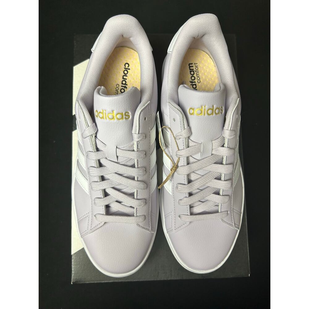 adidas Grand Court 2.0 Womens Silver Dawn / $75 Retail! / Size 9.5 / Brand New!! - Picture 5 of 9